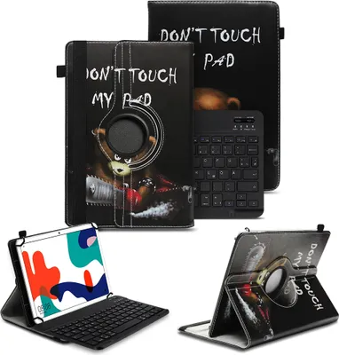 Produktbild von Schutzhülle Huawei MatePad 10.4 Hülle Tablet Tasche QWERTZ Bluetooth TastaturFarben:Motiv 9