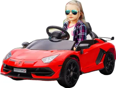 Image de Voiture électrique, licence officielle, fonctions interactives, rouge