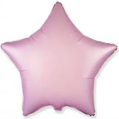 Image de Ballon rose étoile, 45cm, Flexmetal