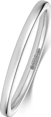 Produktbild von 9 Karat (375) Weißgold 1,7mm Soft Court Form Herren/Damen - Trauring/Ehering/Hochzeitsring, 57 (18.1); TRS373309KWRSP