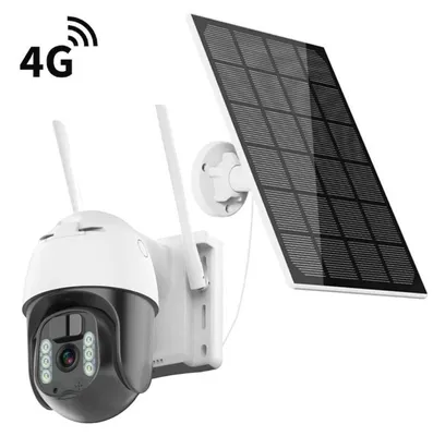 Produktbild von Batteriebetriebene Solar LTE IP PTZ Kamera Secutek SBS-QSD05G