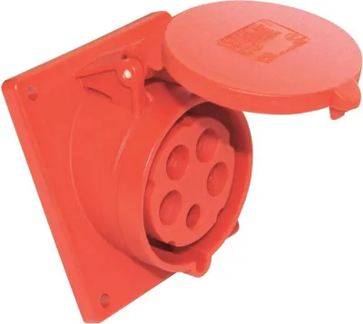Produktbild von CEE Anbausteckdose Turbo Twist schräg 400V 32A IP44 PCE 425-6TT