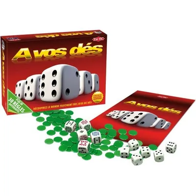 Image de A vos des - 30 regles de jeux - tactic - 02411 - jeux de des