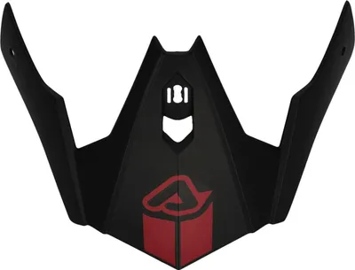 Image de Visière ACERBIS noire/rouge pour casque jet ARIA 22-06