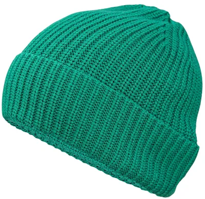 Produktbild von TupTam Baby Winter Mütze Strickmütze zum Binden , Farbe: Smaragdgrün Uni , Hat Size: 49-53