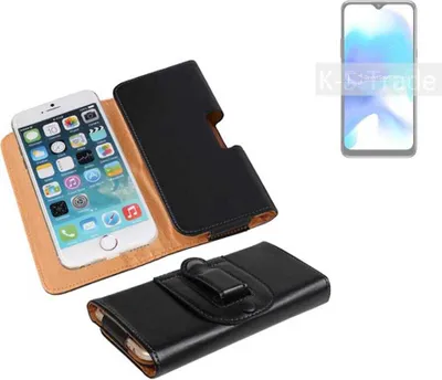Produktbild von K-S-Trade Schützhülle Handyhülle kompatibel mit Blackview A80s Holster Gürtel Tasche Schutzhülle Handy-Tasche Smartphone Case Seitentasche