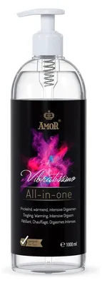 Vibratissimo Vibratissimo Play Gel All-in-One 1000 ml | Riscaldante, Friz – immagine 1
