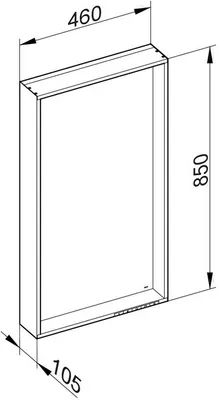 Produktbild von KEUCO 33297111000 Lichtspiegel X-Line 33297,