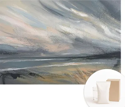 Produktbild von Fototapete - Wandbilder für Wohnzimmer - 312x219 cm - Dekorative Wandfolie - Modernes Design für Wanddekoration - Tapeten für Innenräume - Morgenstille