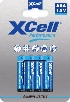 Obrázek produktu pro XCell Batterie Performance Alkaline LR03 Micro AAA  4St.