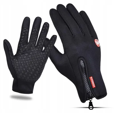 Produktbild von YCNOZ Motorradhandschuhe Gr. L Winddicht Touchscreen Schwarz