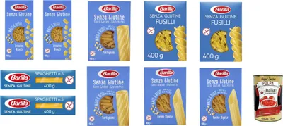 Produktbild von TESTPAKET senza Glutine Glutenfrei pasta nudeln 10 x 400G + Italian Gourmet polpa 400g