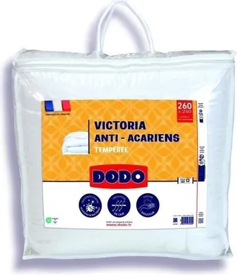 Obrázok produktu pre DODO Teplá prikrývka 300 g/m² proti roztočom VICTORIA, 240 x 260 cm, biela