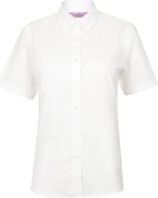 Produktbild von Henbury Ladies´ Classic Short Sleeved Oxford Shirt