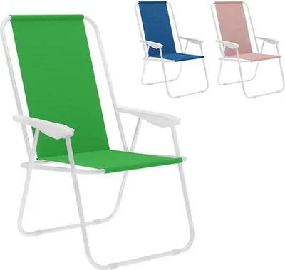 Produktbild von Marbueno Klappstuhl Stahl Sortiert Strand und Pool 59X51X83 cm 10170