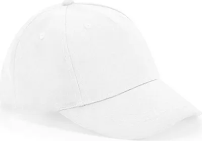 Produktbild von Beechfield B63NB | Junior Organic Baumwolle 5 Panel Cap Bio Baumwolle - Farbe: White - Größe: One Size