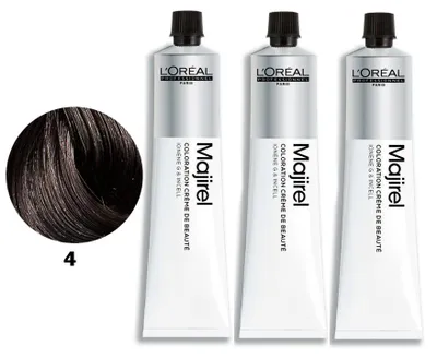 Image de L'Oréal Majirel 4 3 x 50 ml