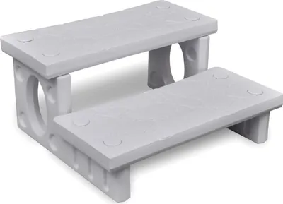 Produktbild von Whirlpooltreppe Weiß - Poolzubehör Möbel12408