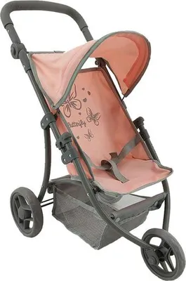 Produktbild von Besttoy - Puppenwagen Jogger - Butterfly