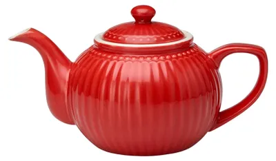 Produktbild von Greengate Alice Teekanne red 1 L