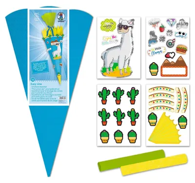 Produktbild von URSUS Schultüten Bastelset Easy Line Lama 68cm