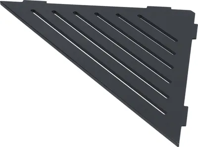 Produktbild von Duschablage PROSHELF Basic schwarz pulverbeschichtet 290 mm Eckregal