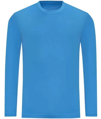 Image de AWDis Cool - T-shirt pour hommes/femmes unie à manches longues LT3968 (L) (bleu saphir)