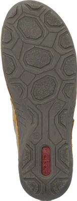 Produktbild von Rieker Damen Stiefelette sportlich mit bunten Patches und Einsatz aus Cord 52544, Größe:42 EU, Farbe:Gelb