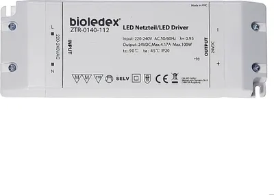 Produktbild von Bioledex 100W 24V DC LED Netzteil, 230VAC Wechselspannung zu 24V DC Gleichspannung