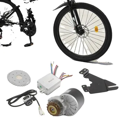 Obrázek produktu pro Sada pro přestavbu na elektrokolo, napětí 24V, výkon 350W, nosnost 120 kg, plynule nastavitelná rychlost, stupeň krytí IP54