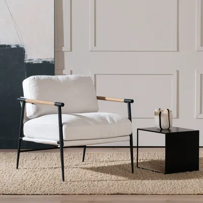 Produktbild von Bronx71 Sessel Jade Leinen Off white