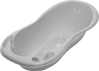Produktbild von Anatomische Badewanne 102 cm Eule grau