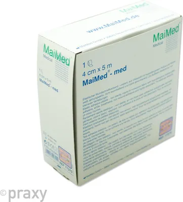 Produktbild von MaiMed med Wundschnellverband Pflaster elastisch 4 cm x 5 m