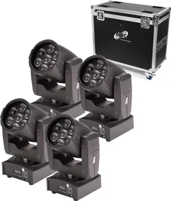 Produktbild von ETEC LED Zoom Moving Head 7Z Set mit Flightcase