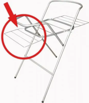 Immagine prodotto di Asciugatore per portabagno bianco