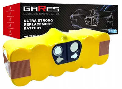 Zdjęcie produktu dla GARES Akumulator Bateria do iRobot Roomba 760 696 651 621 520 | 14,4V 4,5Ah | Seria Wzmocniona Wysoka Wydajność | Gares