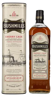 Produktbild von Bushmills SHERRY CASK Reserve The Steamship Collection 40% Vol. 1l in Geschenkbox