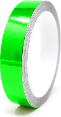 Immagine prodotto di 8,5 m strisce decorative 20 mm cromo verde auto moto strisce decorative strisce laterali