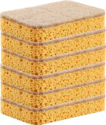 Produktbild von Natürliche Schuurschwämme 6 Stück biologisch abbaubar