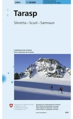 Produktbild von 249S Tarasp: Schneesportkarte