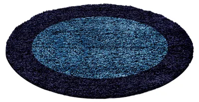 Zdjęcie produktu dla Carpetsale24 Dywan z Wysokim W?osiem z Lamówk? Nowoczesny Design Shaggy Mi?kki i Puszysty do Salonu i Sypialni, Rozmiar: 200 cm okr?g?y