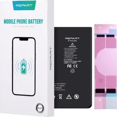 Produktbild von REPART Akku für Apple iPhone 15 Pro Max 4422mAh Handy Akku Li-Ion Ersatzakku Smartphone Batterie Reparatur