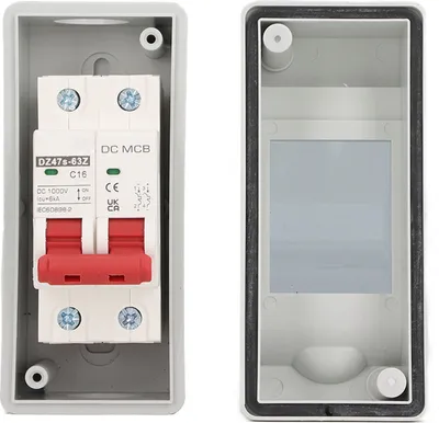 Produktbild von DC-Schutzschalter IP65 Wasserdichter DC-Trennschalter für PV-Solaranlagen 2P 1000V 16A