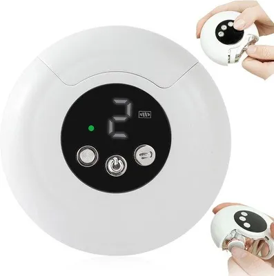 Produktbild von Elektrischer Nagel-Blinker mit Licht - Automatische Portable Nageldatei für sichere Nagelschnitte und Polieren - Geeignet für Babys, Kin