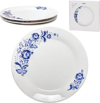 Produktbild von Teller 3er Set Gzhel Ø 26,5 cm