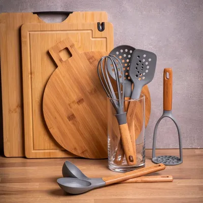 Produktbild von Altom Design Holzgriff Küchenspatel Schlitzspatel