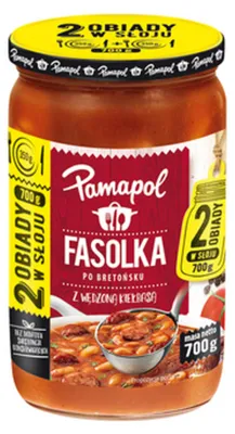 Obrázok produktu pre Pamapol pečené fazule s údenou klobásou, 700 g