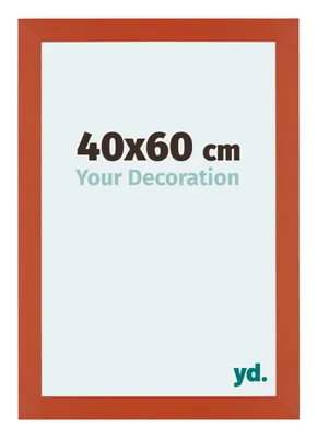 Produktbild von Bilderrahmen, 40x60 cm, Orange, MDF, Mura
