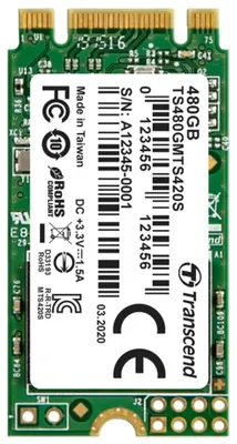Productafbeelding van Transcend 420S - SSD - 480 GB - interne schijf - M.2 2242