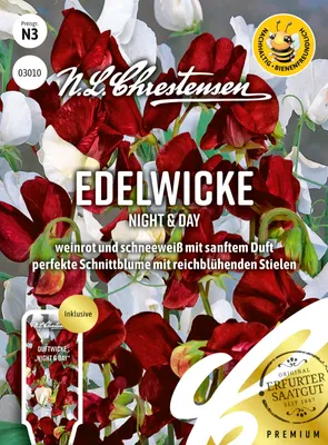 Produktbild von Edelwicke Night & Day | Wickensamen von N.L. Chrestensen